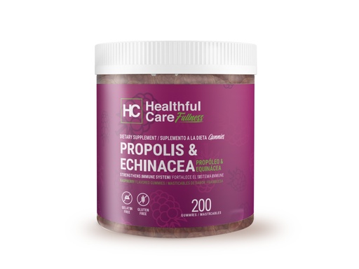 [2-1-057] PROPOLIS & ECHINACEA 200 GUMMIES JAR 19 HC/USA